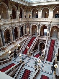 Vnitřní schodiště Národního muzea